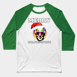 Funny Joe Biden Merry Thanksgiving Ugly Christmas Baseball T-Shirt